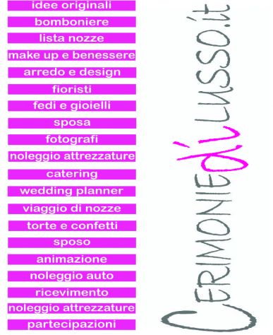 STARTUP CERIMONIEdiLUSSO.IT IL PORTALE WEDDING - Foto 5