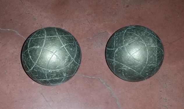 coppia bocce da gara vintage