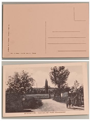 Antica cartolina Quaracchi sobborgo di Firenze.