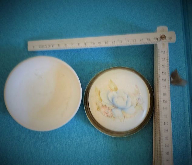 Scatola Portagioie Vintage in ceramica di Deruta dipinta a mano - Foto 4