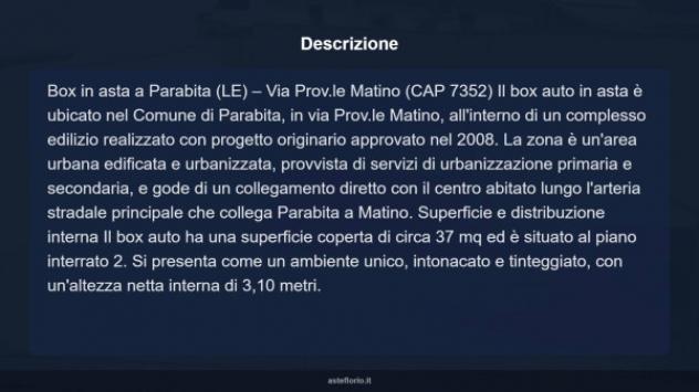 Immobile in asta di 37 m² in vendita a Parabita - Foto 4
