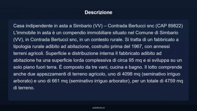 Immobile in asta di 95 m² in vendita a Simbario - Foto 17