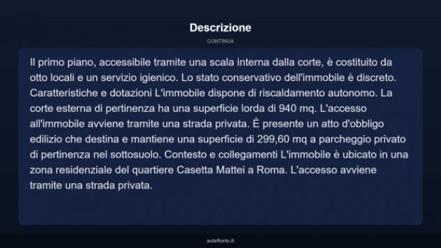 Immobile in asta di 375 m² con più di 5 locali in vendita a Roma - Foto 5