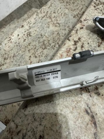 Modanature cruscotto Audi A3 8V Argento Originali – Kit Completo - Foto 7