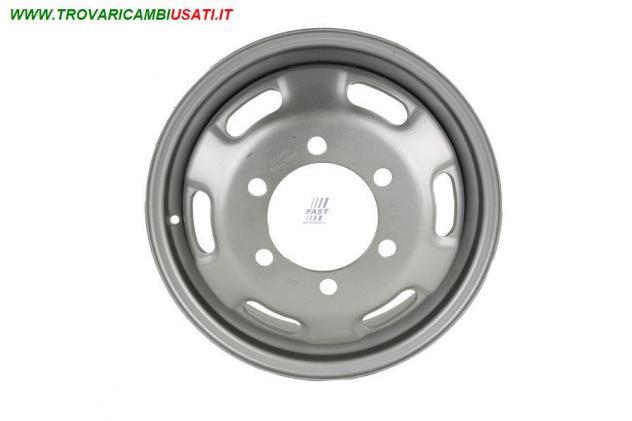 "CERCHIONE IVECO DAILY 14 DI ACCIAIO GRIGIO 5.5J X 16"" | ET107 | 6 X 170 CH130" FT92906