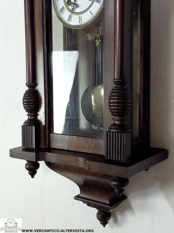 176441 Antico orologio a pendolo Junghans funzionante - Foto 6