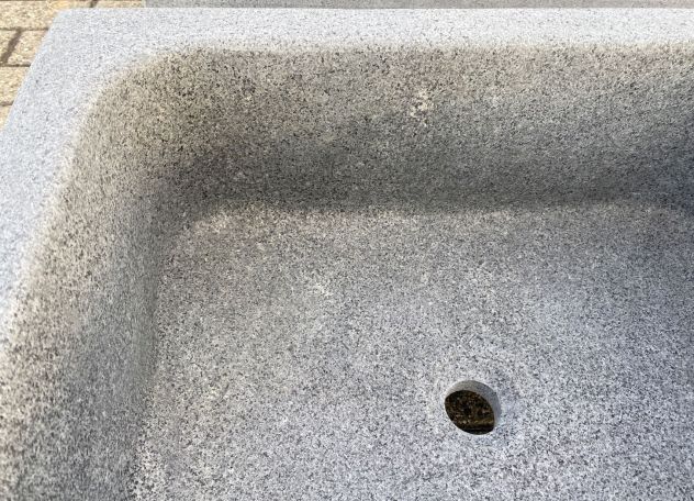 Lavello lavandino per cucina in pietra granito diorite 80,90,100cm - Foto 4