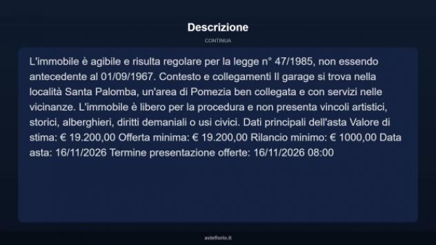 Immobile in asta di 16 m² in vendita a Pomezia - Foto 9