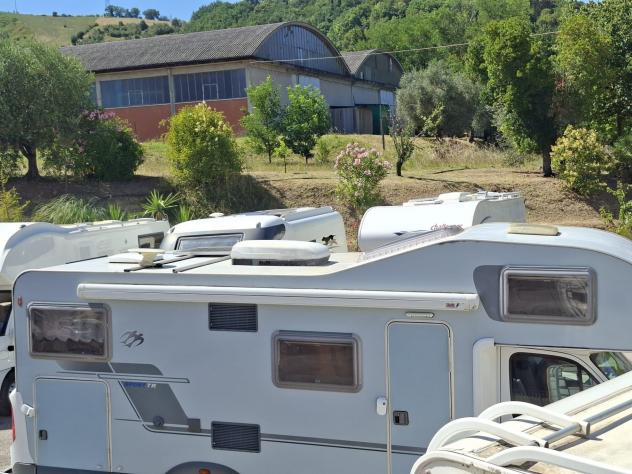 CAMPER KNAUS RENAULT MANSARDATO 6 POSTI DINETTE LETTO MATRIMONIALE GARAGE CLIMATIZZATORE FOTOVOLTAICO CAMPEGGIO USATI GENERALI 1541 - Foto 6