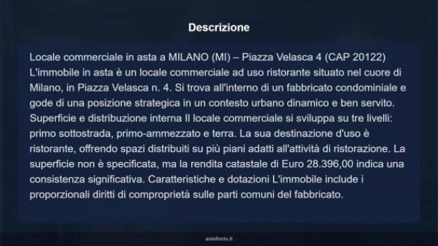 Immobile in asta di 1500 m² in vendita a Milano - Foto 3