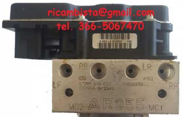 0265230600 51828279 0265951216 Alfa Mito gruppo ABS Bosch