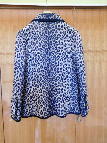 Giaccone donna CLUB VOLTAIRE leopardato imbottito Tg. M, made Italy - Foto 5