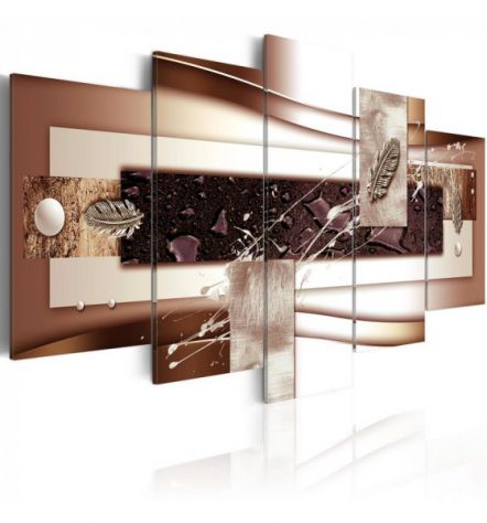 Quadro Raffinato Beige Cm.100x50 E 200x100 ARREDALACASA