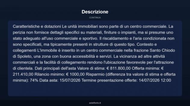 Immobile in asta di 738 m² in vendita a Spoleto - Foto 10