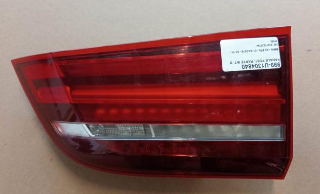 FANALE POST. PARTE INT. D. 999-U1304840 Parti elettriche  Fanaleria  Fanali  Fanale post. dx. BMW - X5 E70 - 01-04-2010 - 01-11-2013