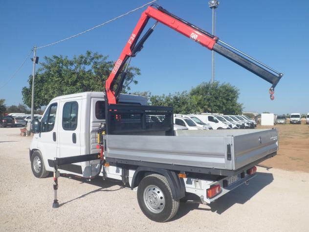 Fiat Ducato doppia cabina cassone con gru - Foto 6