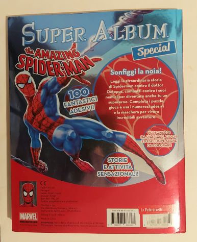 The amazing Spider-Man.Super album illustrata con gadget Ed.Marvel Libri, 2013 - Foto 2