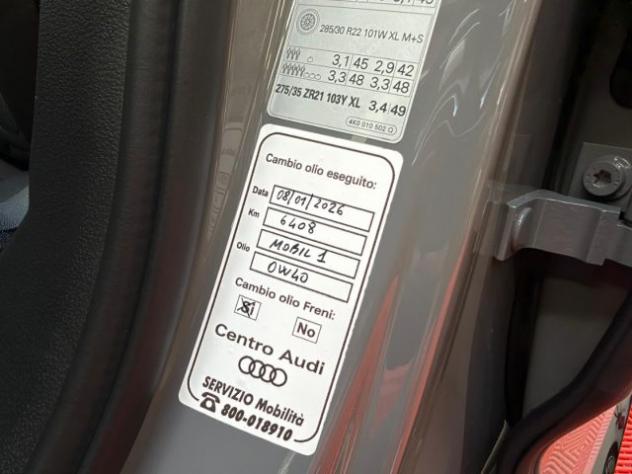 AUDI RS6 4.0 TFSI V8 QUATTRO TETTO - 22" - B&O - KM REALI rif. 24182527 - Foto 10