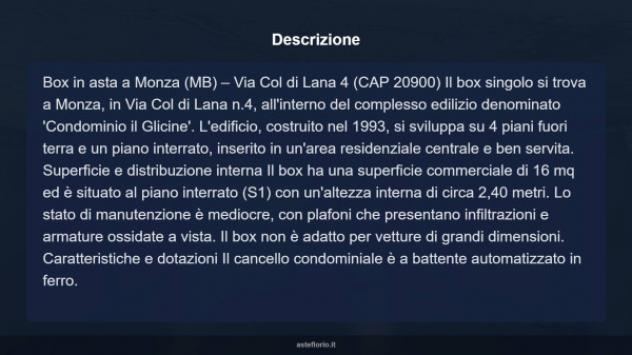 Immobile in asta di 16 m² in vendita a Monza - Foto 7