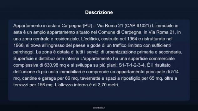 Immobile in asta di 630 m² con più di 5 locali in vendita a Carpegna - Foto 5