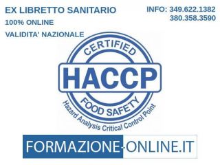 CORSO ONLINE ALIMENTARISTA - ATTESTATO HACCP - GROSSETO