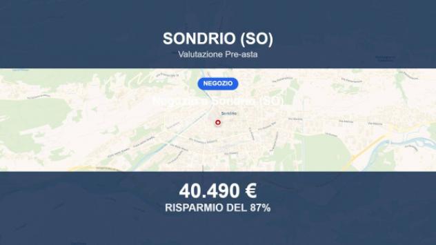 Immobile in asta di 282 m² in vendita a Sondrio