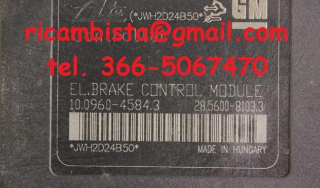 10.0206-0449.4 13412550 AH9 Chevrolet Cruze gruppo ABS pompa - Foto 3