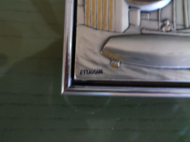 Quadro con bassorilievo d'argento 925 Ottaviani - Foto 3