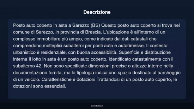 Immobile in asta di 15 m² in vendita a Sarezzo - Foto 3