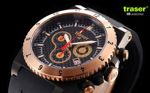OROLOGIO TRASER H3 CLASSIC CHRONO CARBON PRO - Foto 3