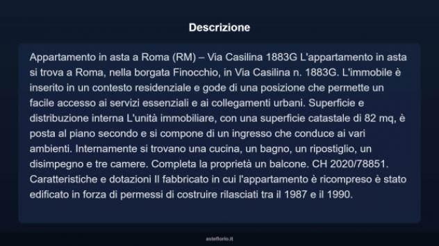Immobile in asta di 82 m² in vendita a Roma - Foto 3