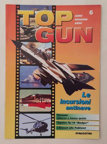 Stock riviste Top Gun da 1 a 7: Aerei Missioni Armi Ed.De Agostini, 1998 - Foto 3