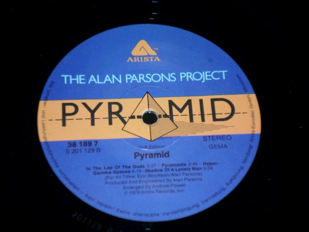THE ALAN PARSONS PROJECT - Pyramid - Club Edition LP / 33 giri 1978 Arista - Foto 3
