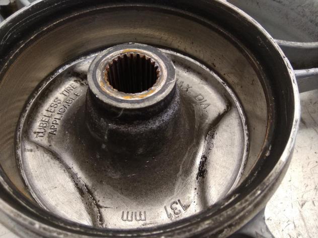 HONDA @ CHIOCCIOLA 150 CERCHIO RUOTA POSTERIORE 13 X 3.50 2000 2002 ZDCKF03B01F - Foto 7