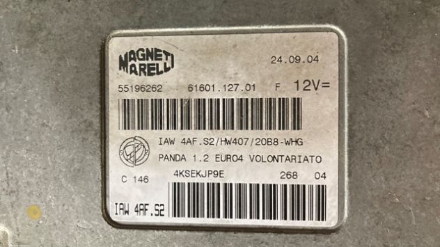 Centralina motore Fiat Panda 169 1.2 del 2005 (55196262) - Foto 2