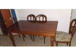 tavolo in legno 155(235)x85 + 5 sedie omaggio