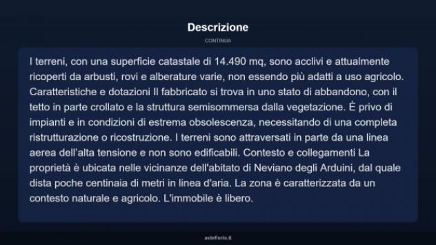 Immobile in asta di 136 m² con più di 5 locali in vendita a Neviano degli Arduini - Foto 8
