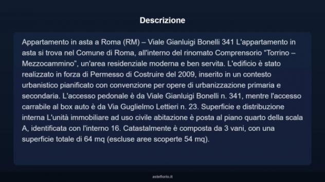 Immobile in asta di 64 m², box auto in vendita a Roma - Foto 4