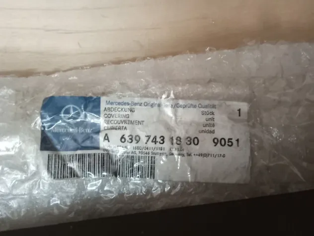 MODANATURA MANIGLIA PORTELLONE MERCEDES VITO W639 A6397431830 - Foto 9