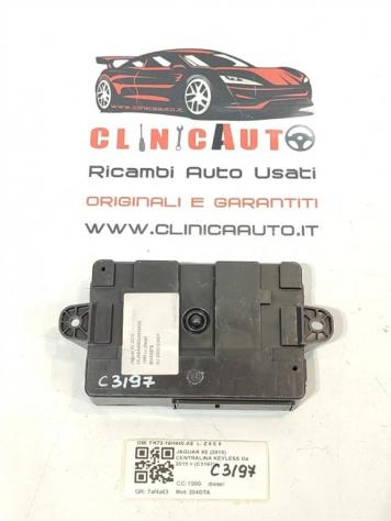 CENTRALINA KEYLESS JAGUAR XE Serie (X760) FK72-19H440-AE 204DTA diesel 1999 (15) - Foto 3