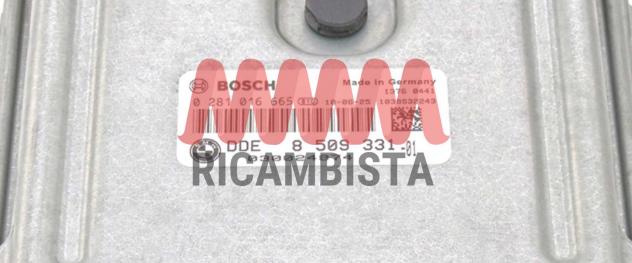 0281016665 BMW 3.0 centralina motore Bosch - Foto 2