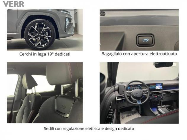 HYUNDAI Tucson 1.6 hev NLine 2wd auto / km zero / PREZZO REALE rif. 23828566 - Foto 4