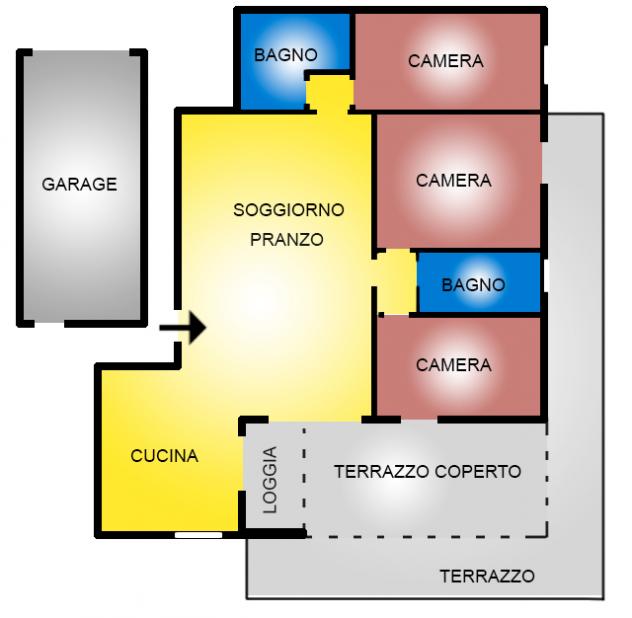 Trilocale in vendita a Noale