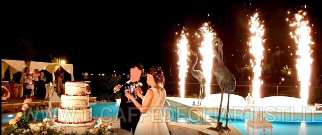 Noleggio Fontane Luminose fredde per eventi