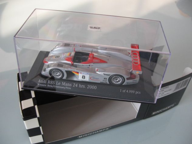AUDI R8S 24H. LE MANS ANNO 2000 NUOVO!!!! MINICHAMPS - Foto 5