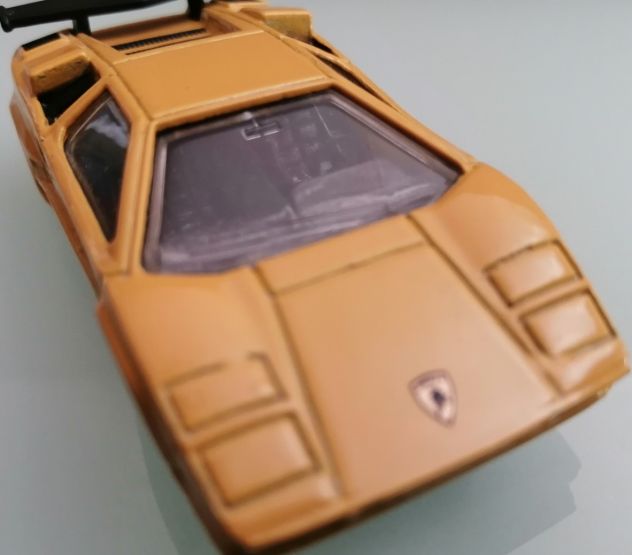 Microcar Maisto modello Lamborghini Countach Gialla 1-64 USATO VINTAGE - Foto 4