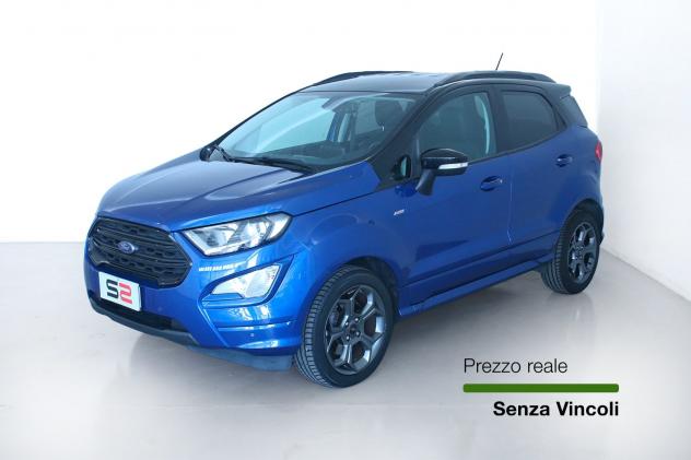 Ford EcoSport 1.5 TDCi 100cv S&S ST-Line / Navigatore - Cerchi lega 17" - Touch Navigation System 8" SYNC 3 - Sensori di parcheggio posteriori