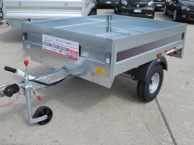Rimorchio Cresci A6 750/600 Kg cm175x141x36H con freni - Foto 6