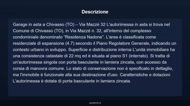 Immobile in asta di 22 m² in vendita a Chivasso - Foto 4