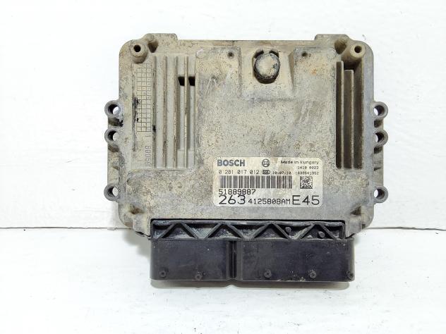 CENTRALINA MOTORE FIAT Doblo Serie 0281017012 198A3000 Diesel 1600 (0915) - Foto 2
